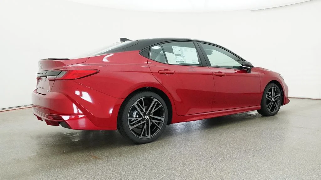 New 2026 Supersonic Red with Midnight Black Metallic roof Toyota XSE image 17