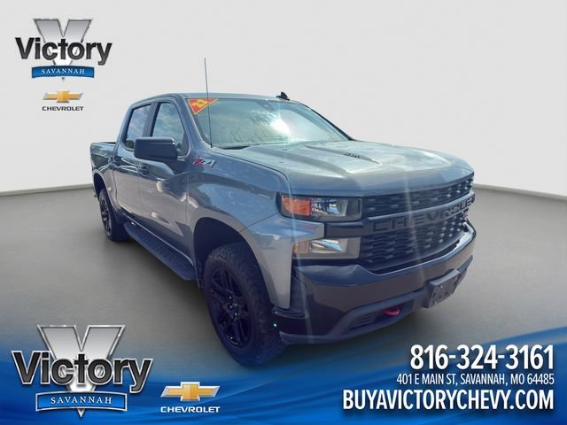 Used 2022 Satin Steel Metallic Chevrolet Custom Trail Boss image 1