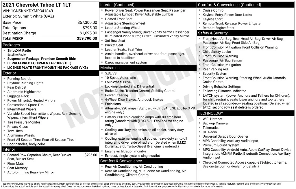 Used 2021 White Chevrolet LT image 6