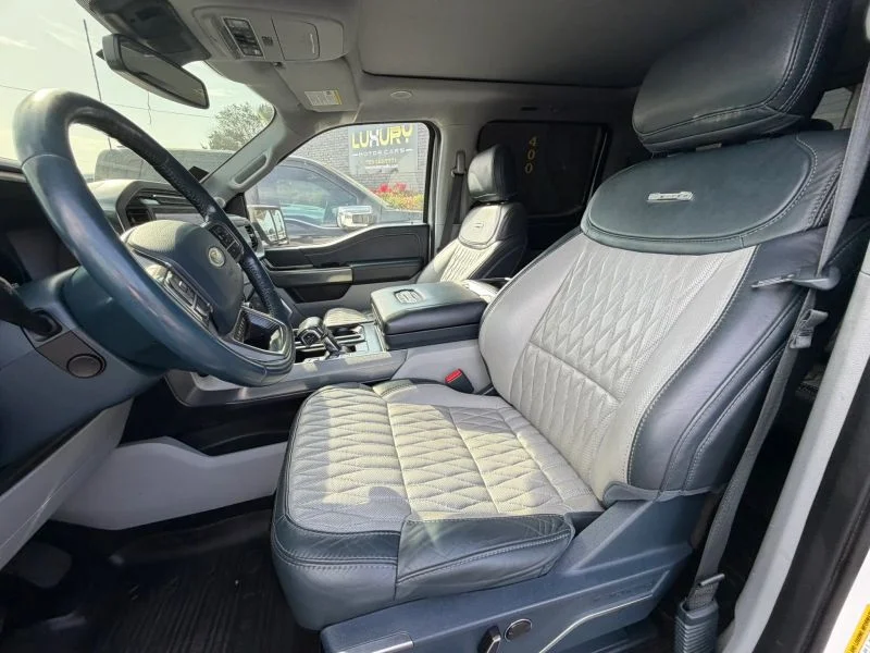 Used 2023 White Ford Limited Pickup 4D 5 1/2 ft image 2