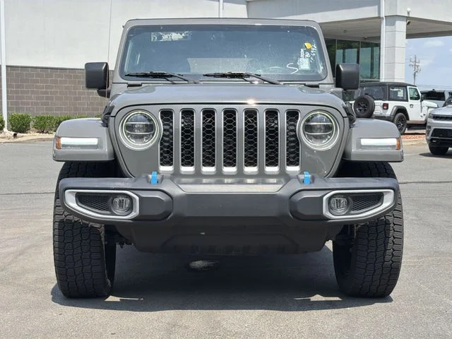 Used 2022 Gray Jeep Unlimited Sahara 4xe image 7