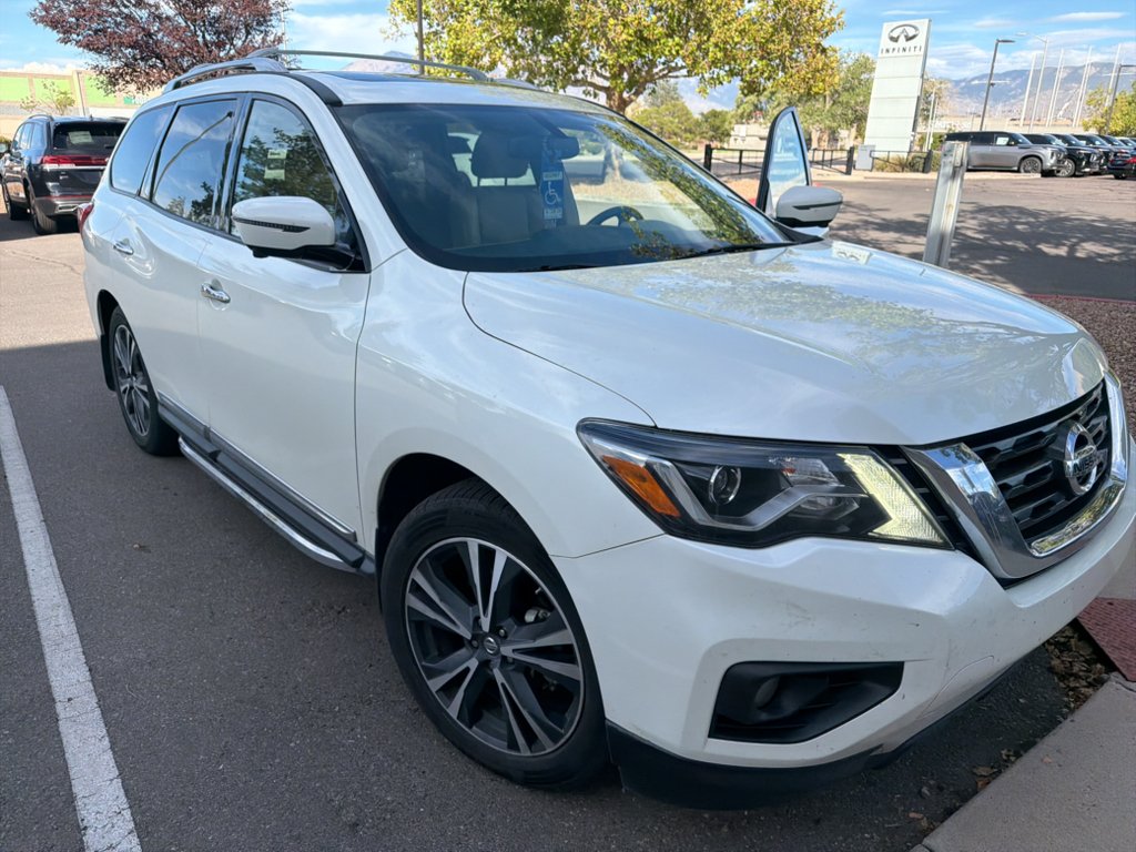 Used 2018 Pearl White Nissan Platinum image 2