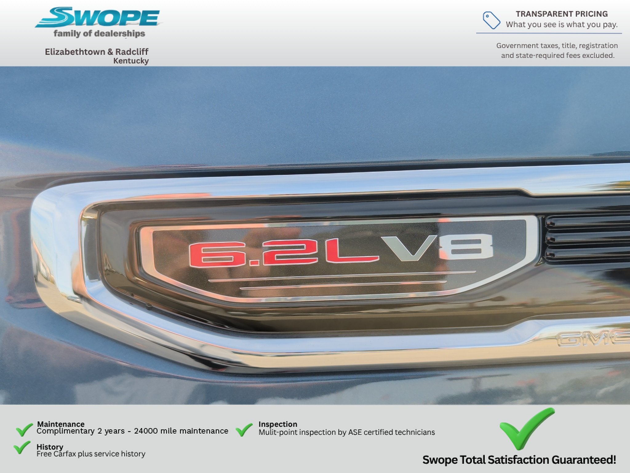 Used 2024 Downpour Metallic GMC SLT image 9