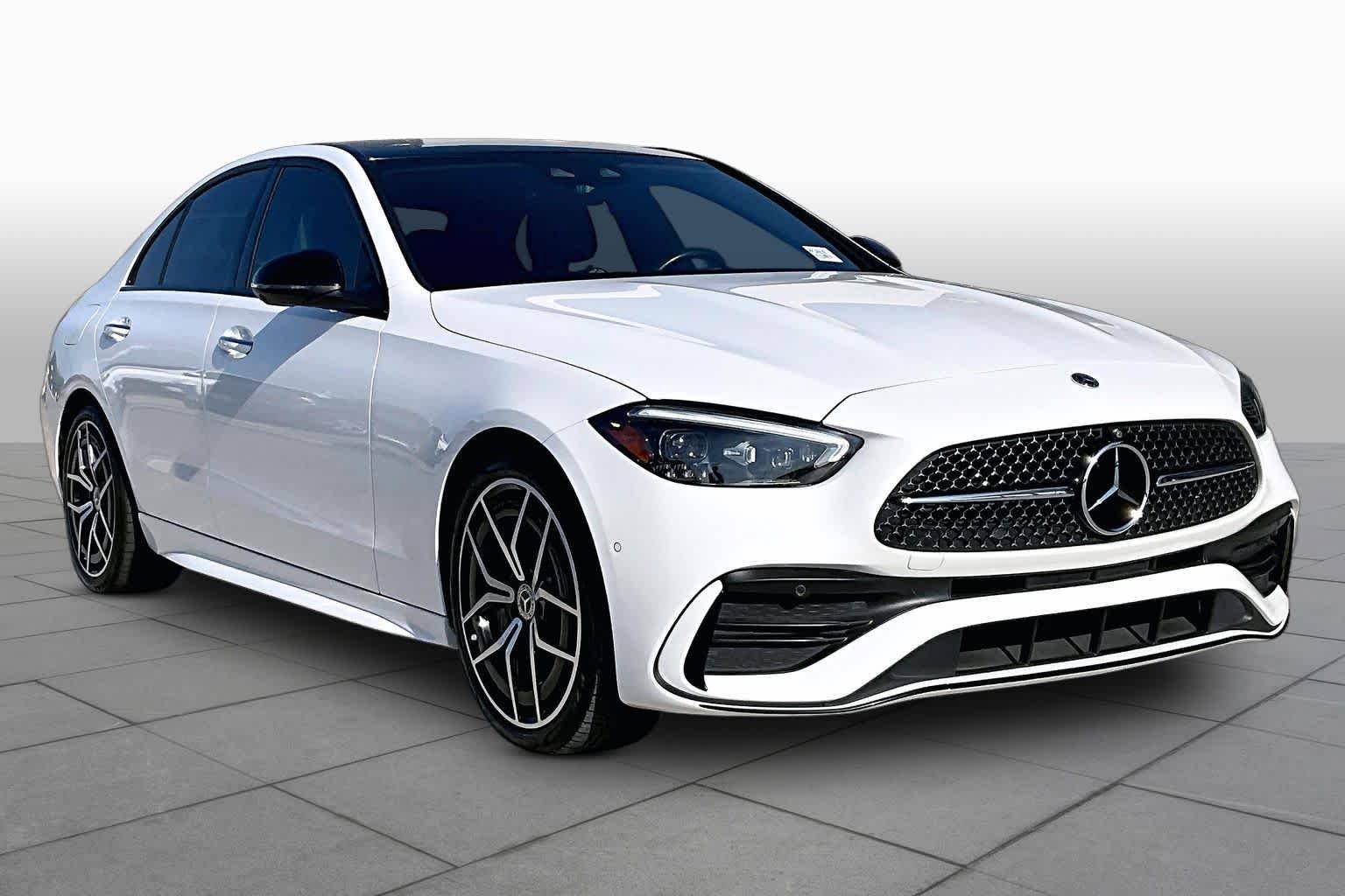 Used 2023 MANUFAKTUR Moonlight White Metallic Mercedes-Benz C 300 image 2