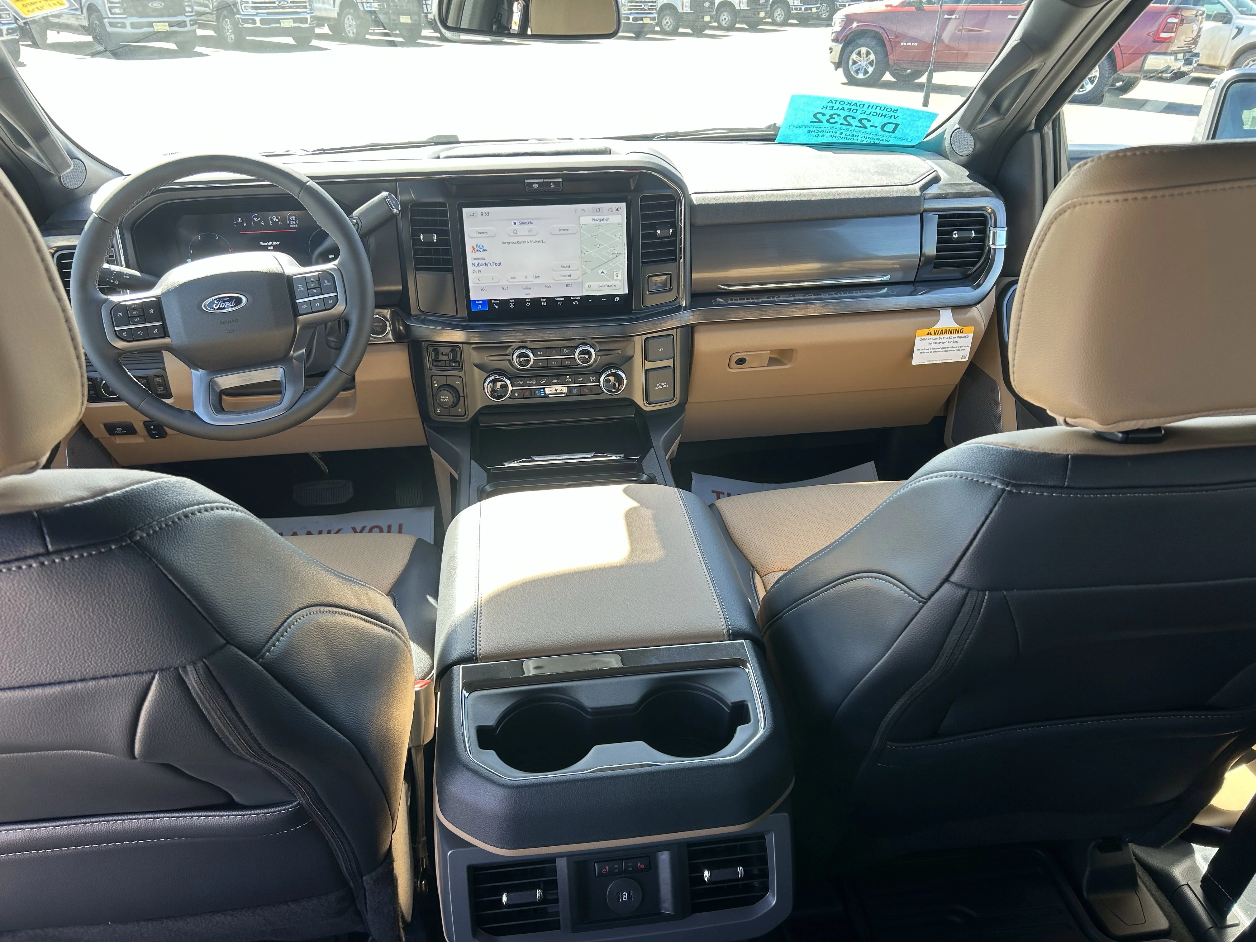 New 2026 Star White Metallic Tri-Coat Ford LARIAT image 13