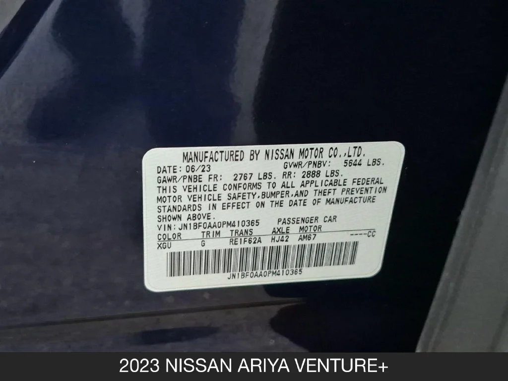 Used 2023 Blue Nissan VENTURE+ image 25