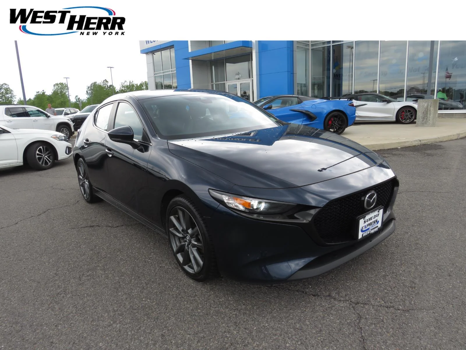 Used 2023 Deep Crystal Blue Mica Mazda 2.5 S Select image 1