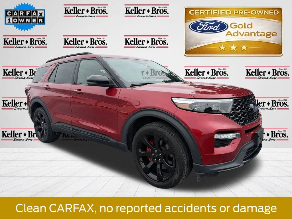 Certified Used 2023 Rapid Red Metallic Tinted Clearcoat Ford ST image 1
