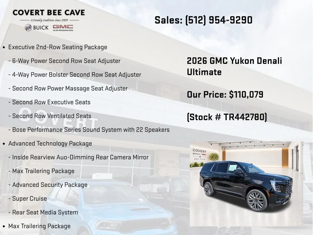 New 2026 Onyx Black GMC Denali Ultimate image 17