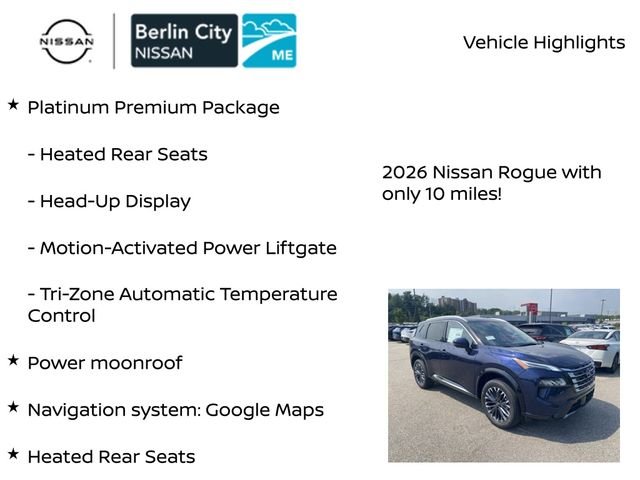 New 2026 Deep Ocean Blue Pearl Nissan Platinum image 7