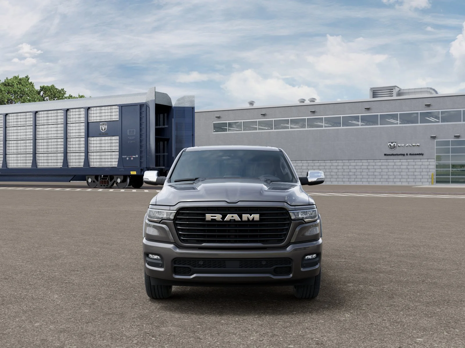 New 2026 Granite Crystal Metallic Clear-Coat Exterior Paint RAM LARAMIE image 6