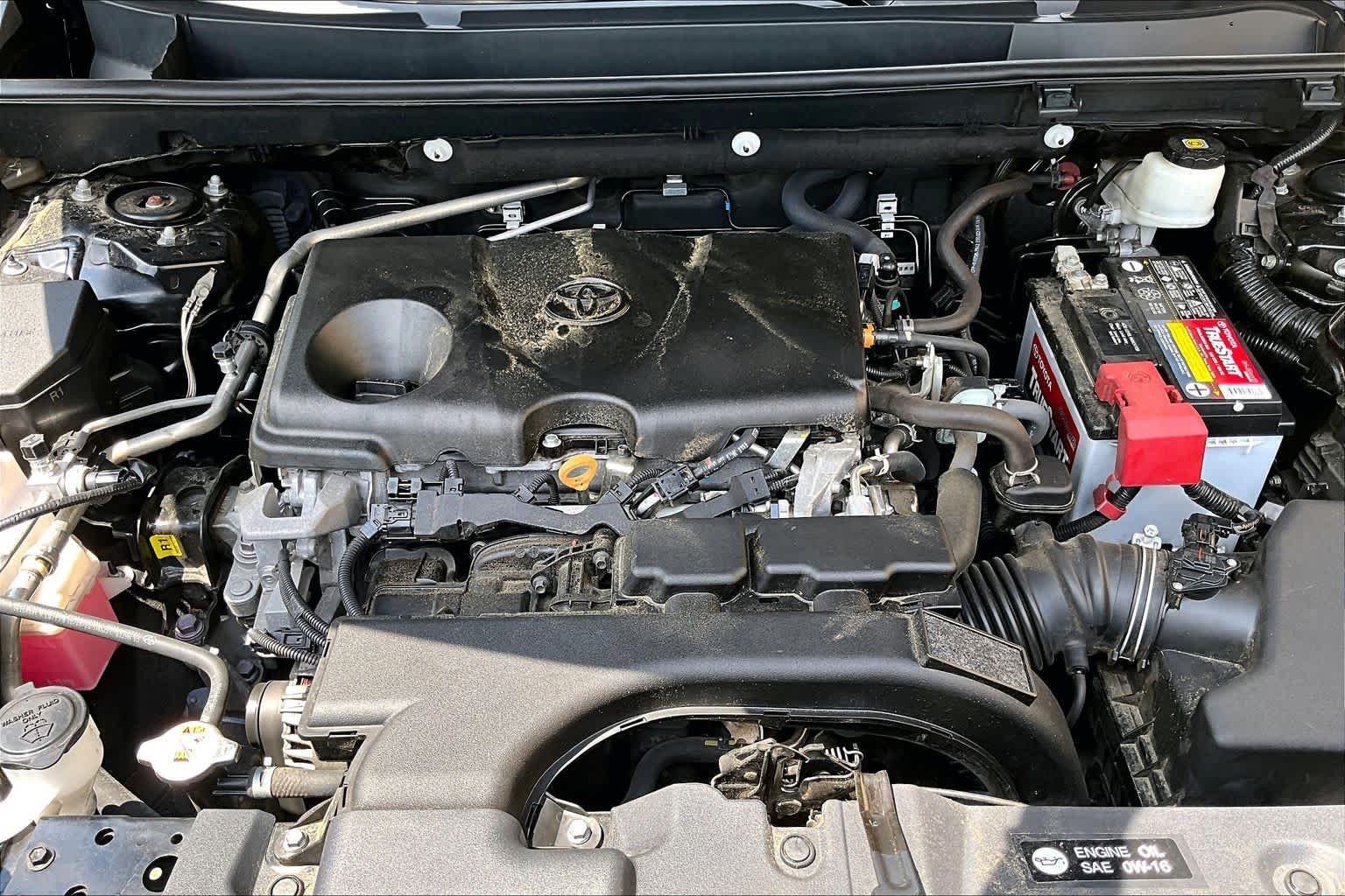 Used 2021 Midnight Black Metallic Toyota LE image 32