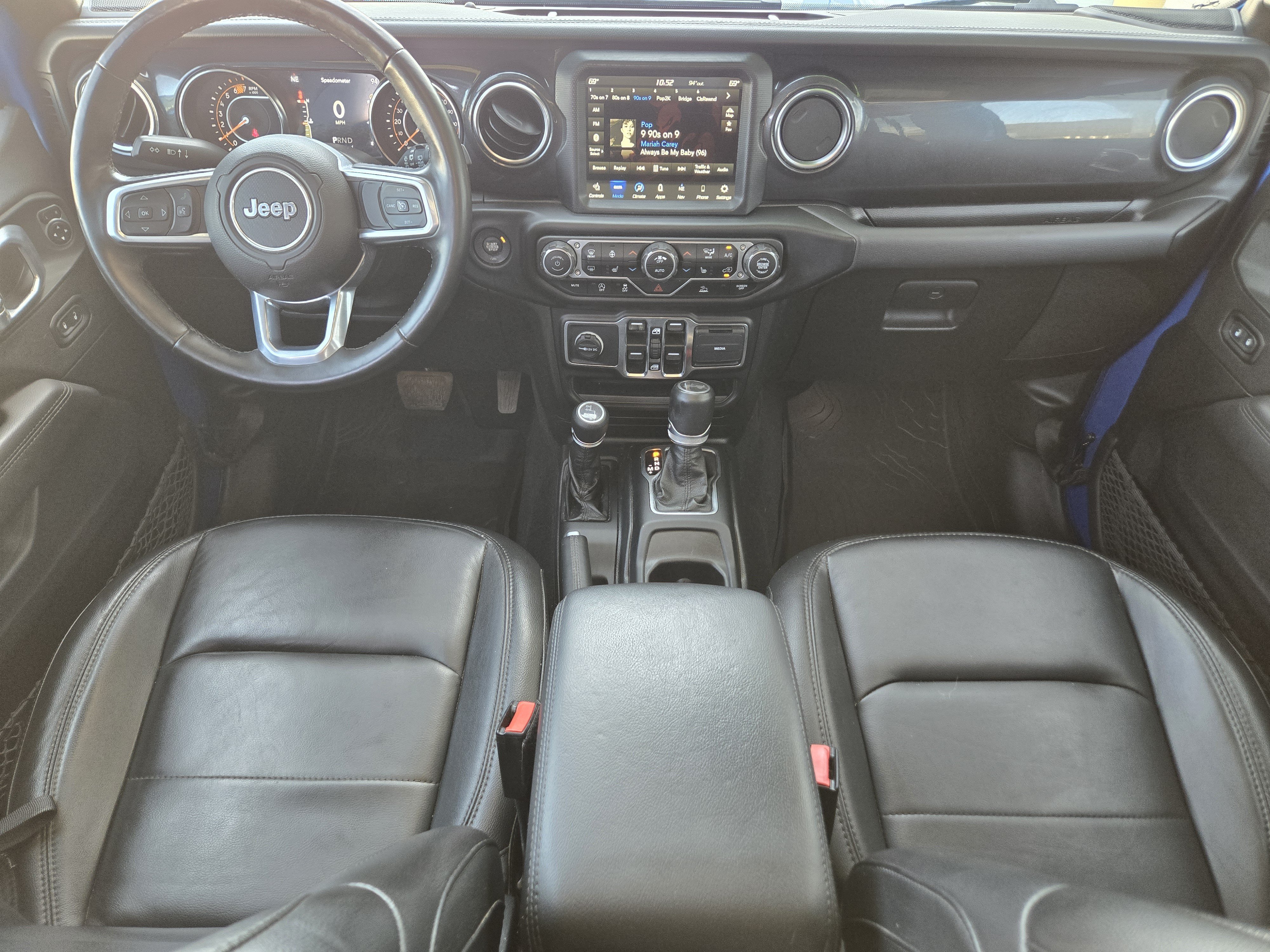 Used 2021 Hydro Blue Pearlcoat Jeep Unlimited Sahara Altitude image 2