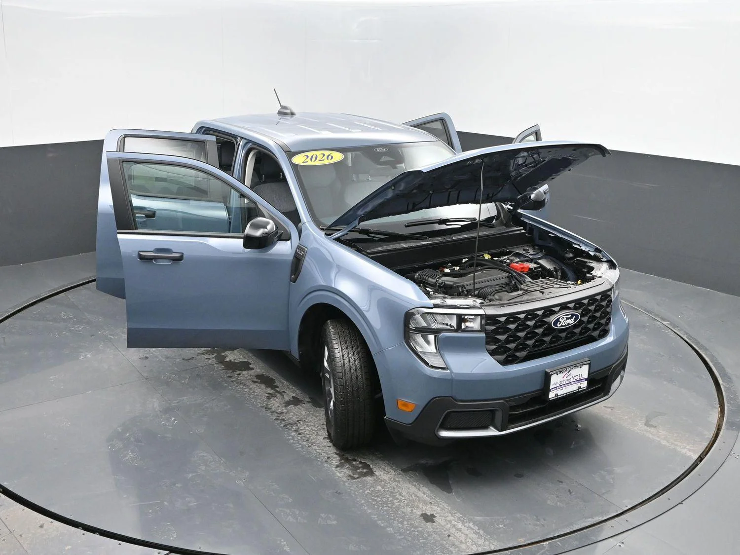 New 2026 Azure Gray Metallic Tri-Coat Ford XLT image 45