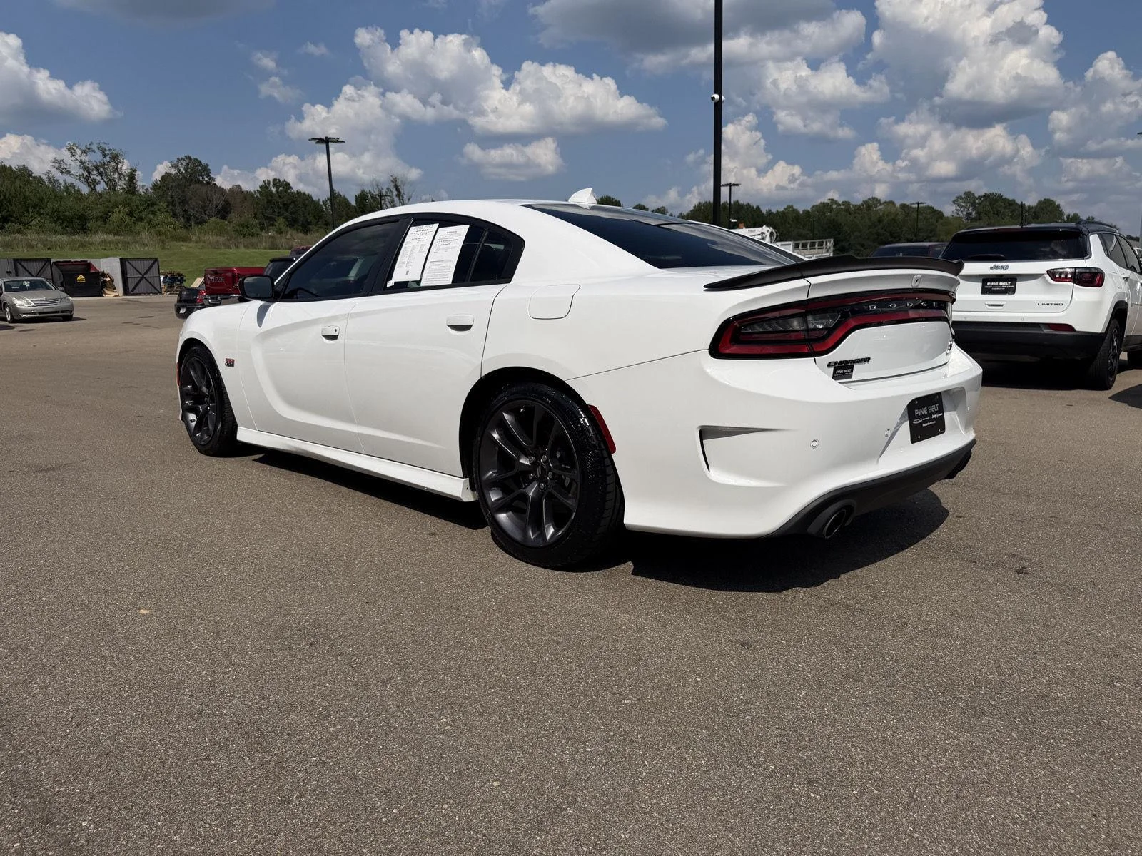 Used 2023 White Knuckle Clearcoat Dodge Scat Pack image 4