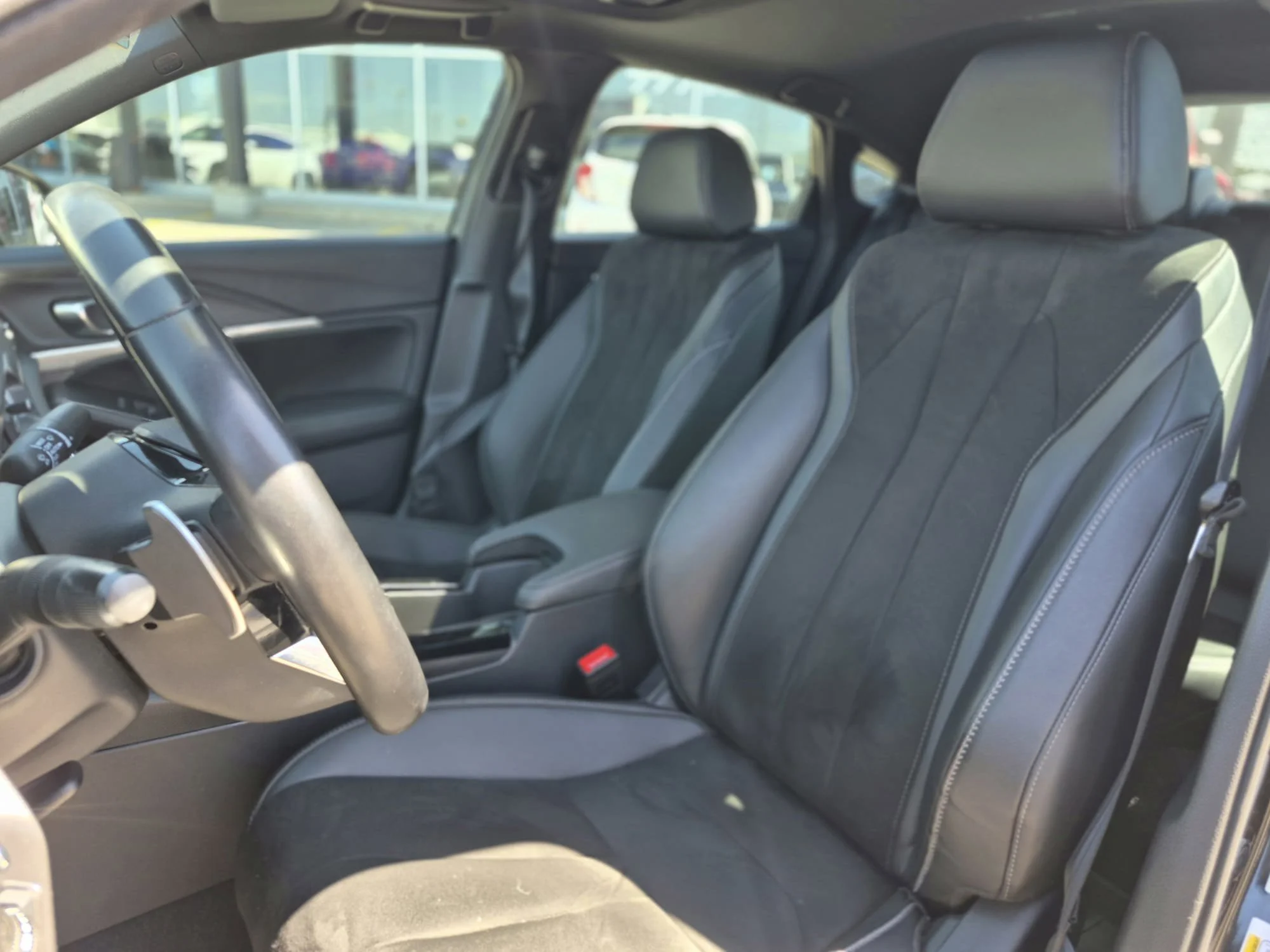 Certified Used 2025 Majestic Black Pearl Acura Elite A-Spec*Adaptive Cruise | Remote Start | Nav | Head Up Display | Htd Suede Seats | Sunroof image 7