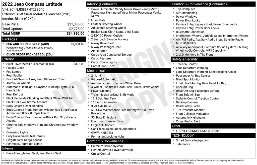 Used 2022 Silver Jeep Latitude image 17