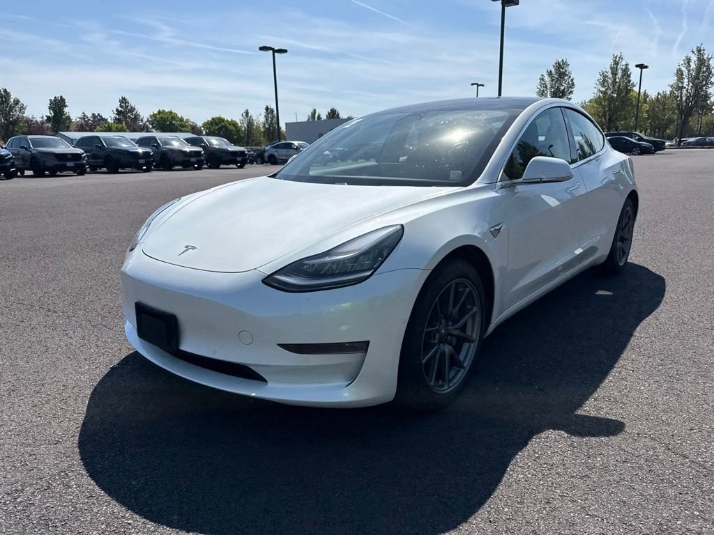 Used 2020 Pearl White Multi-Coat Tesla Long Range image 2
