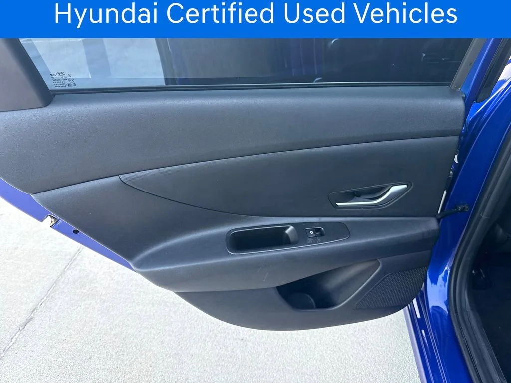 Certified Pre-Owned 2025 Hyundai Elantra Hybrid Blue