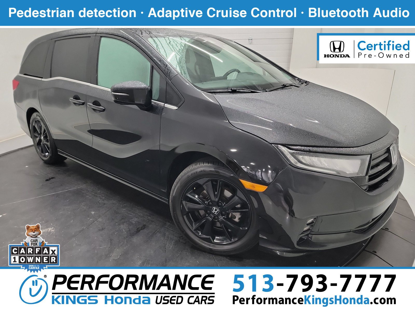 Certified Used 2024 Crystal Black Pearl Honda SPORT image 1