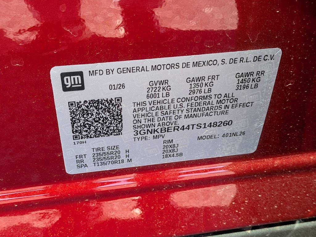 New 2026 Radiant Red Tintcoat Chevrolet RS image 32