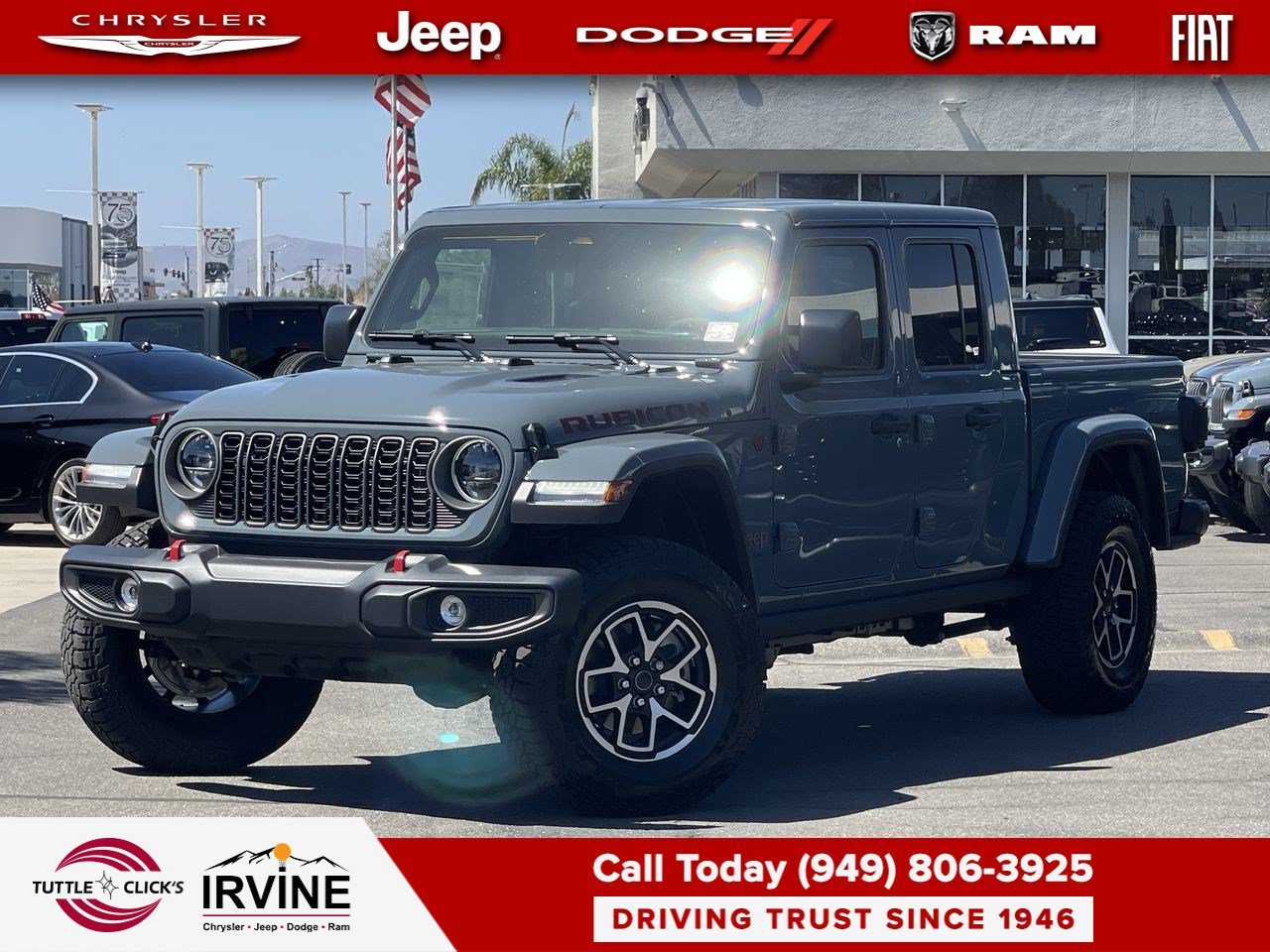 New 2026 Anvil Clear-Coat Exterior Paint Jeep Rubicon image 1