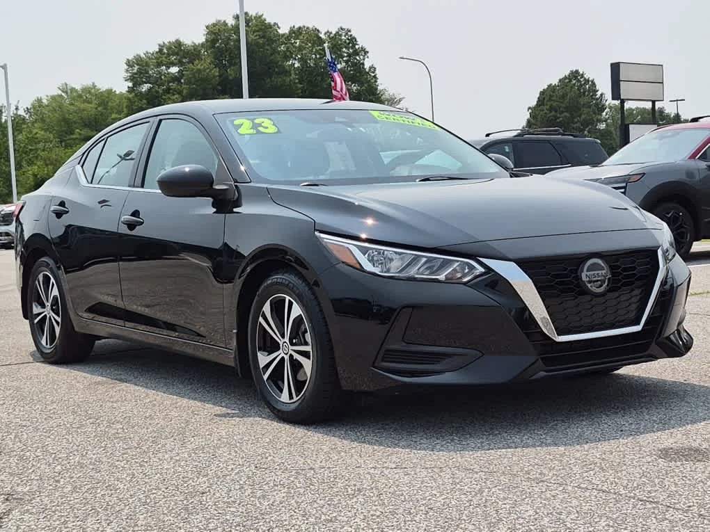 Used 2023 Super Black Nissan SV image 2