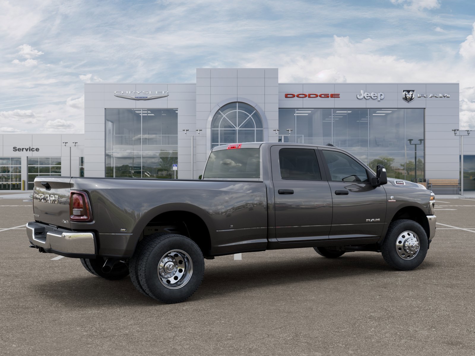New 2026 Granite Crystal Metallic Clear-Coat Exterior Paint RAM Big Horn image 4