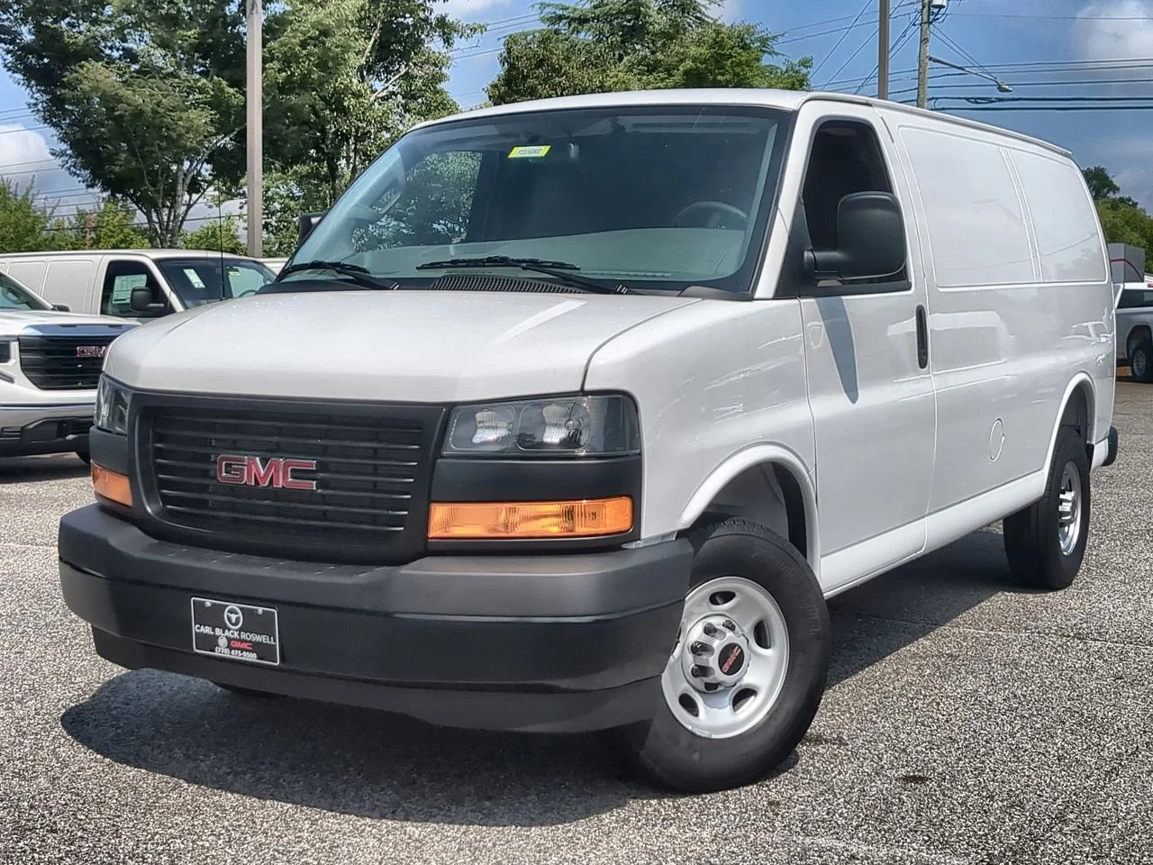 New 2026 Summit White GMC Work Van image 1