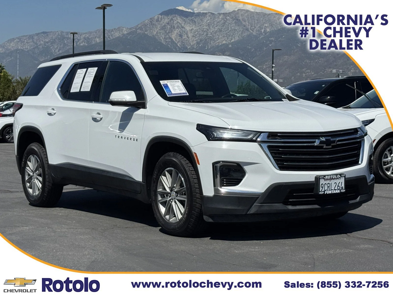 Used 2022 Summit White Chevrolet LT Leather image 1