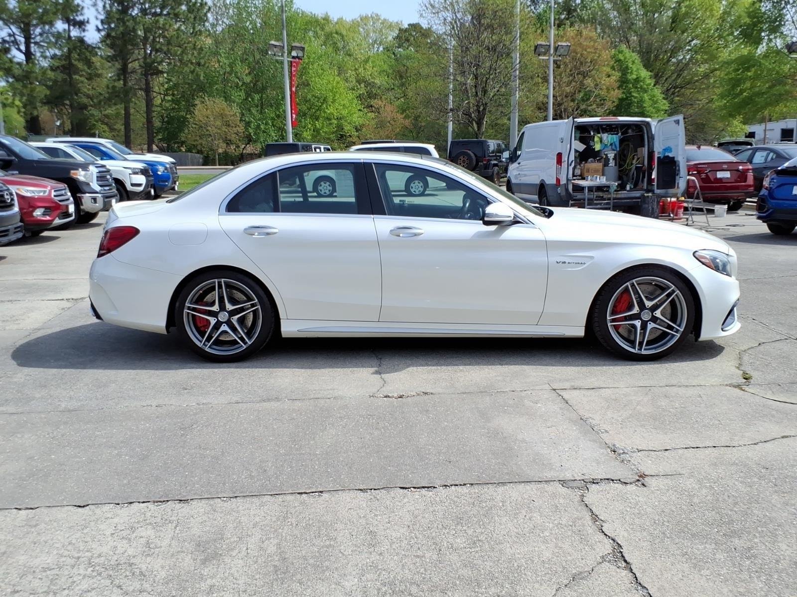Used 2017 designo Diamond White Metallic Mercedes-Benz AMG® C 63 S image 5