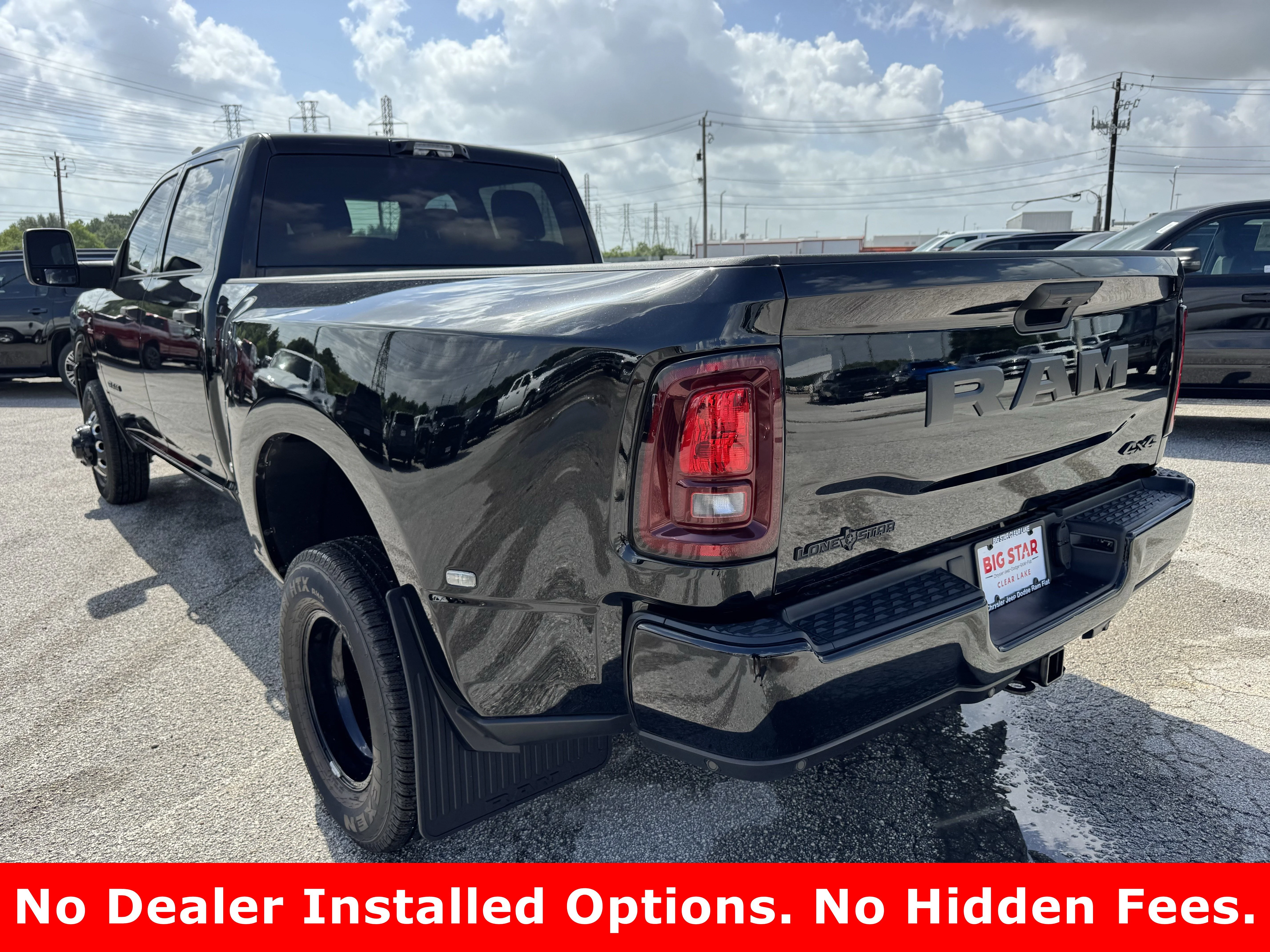 New 2026 Diamond Black Crystal Pearlcoat Ram Lone Star image 5