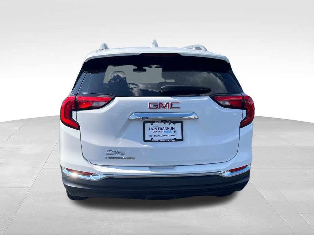 Used 2021 SUMMIT WHITE GMC SLT image 4