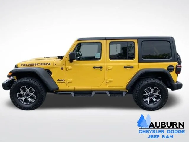 Used 2021 Yellow Jeep Unlimited Rubicon image 5