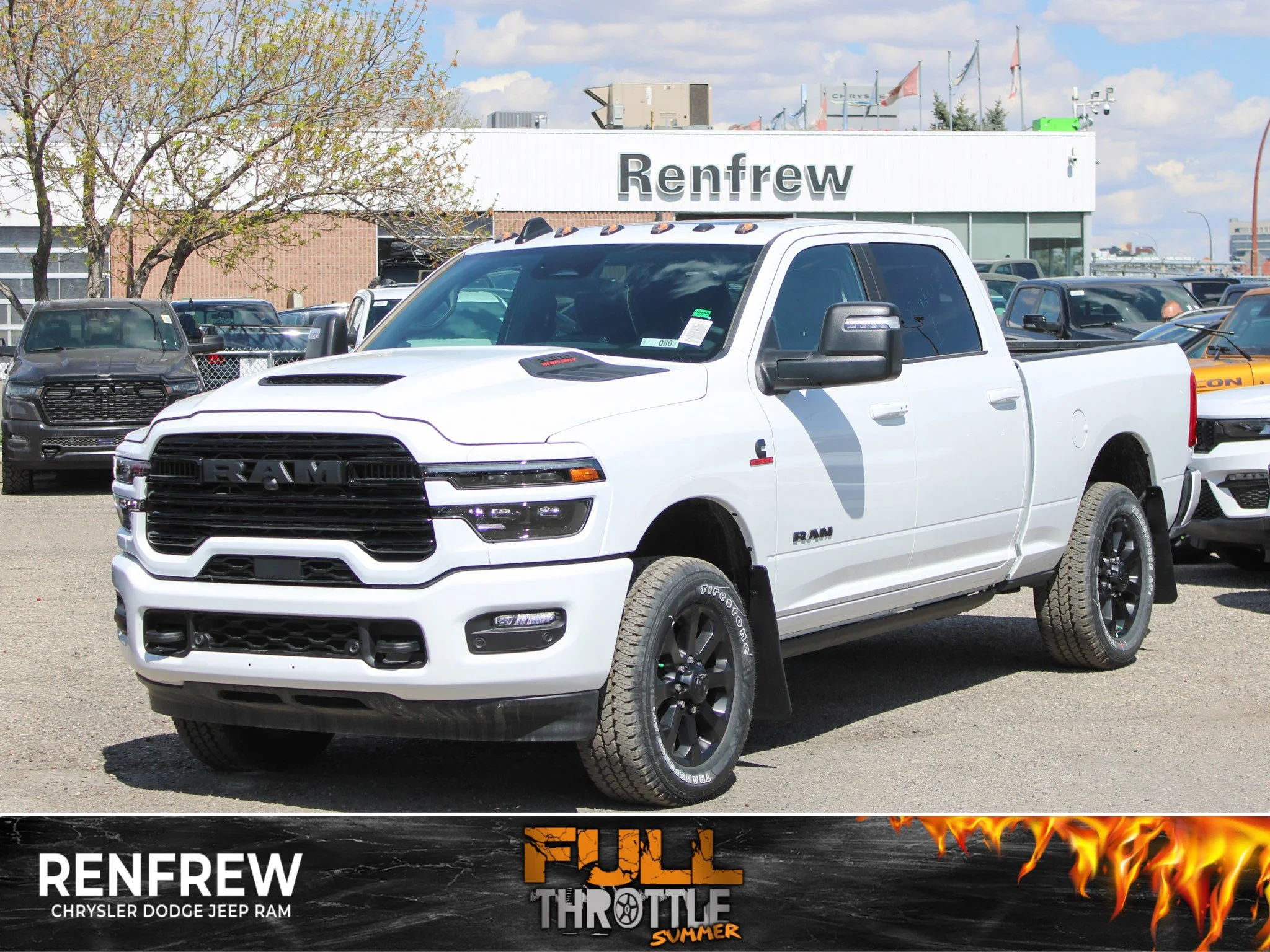 New 2026 White RAM Laramie* image 1
