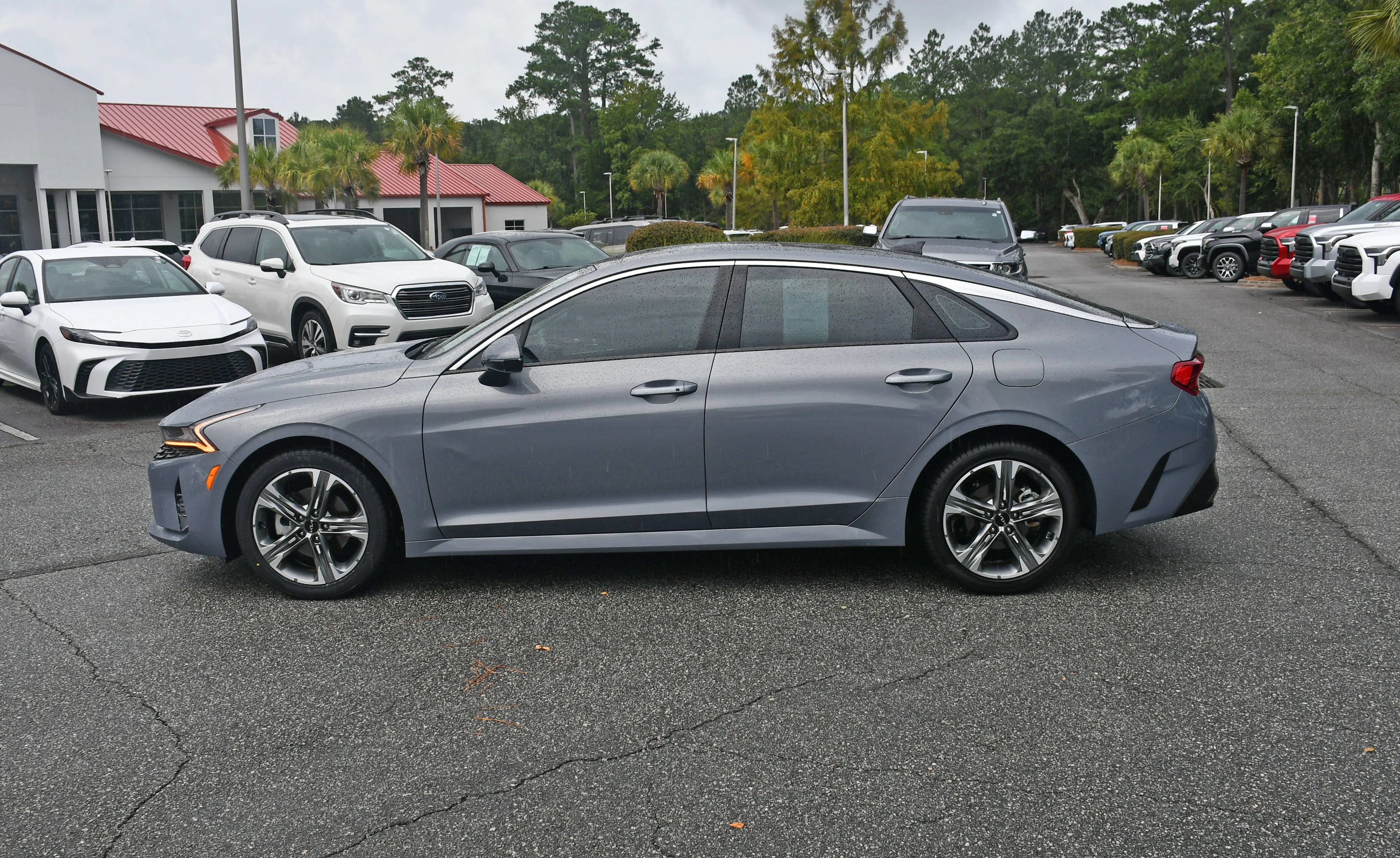 Used 2024 Silver Kia EX image 1