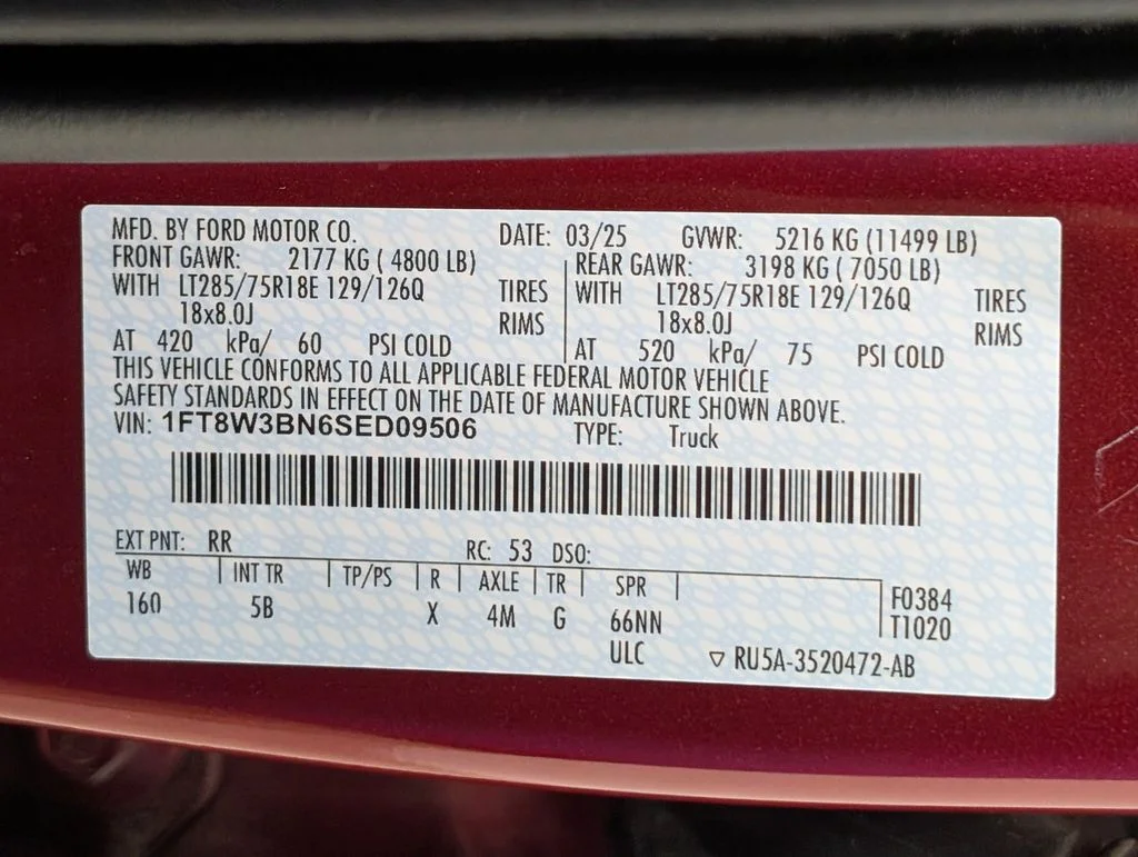 Certified Used 2025 Ruby Red Metallic Tinted Clearcoat Ford Lariat image 31