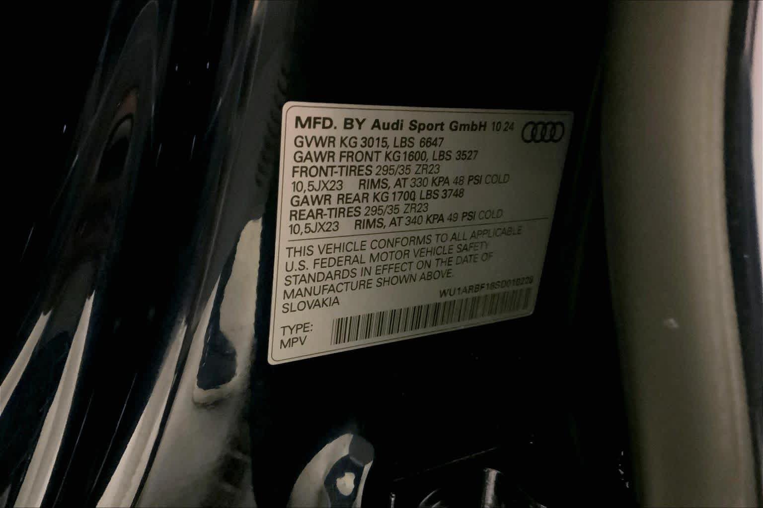 Used 2025 Waitomo Blue Metallic Audi performance image 36