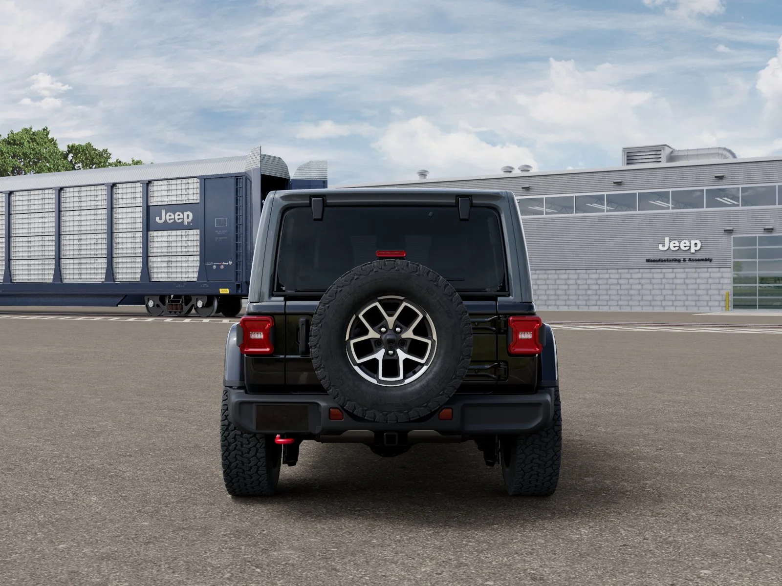 New 2026 Black Clearcoat Jeep Rubicon image 8