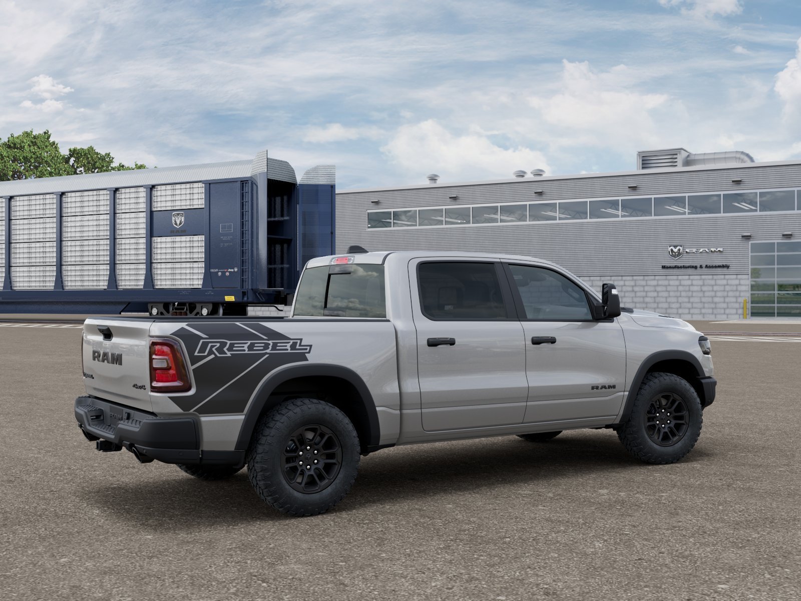 New 2026 Silver Zynith Exterior Paint RAM Rebel image 2