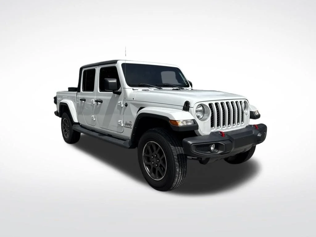 Used 2022 Bright White Clearcoat Jeep Overland image 2