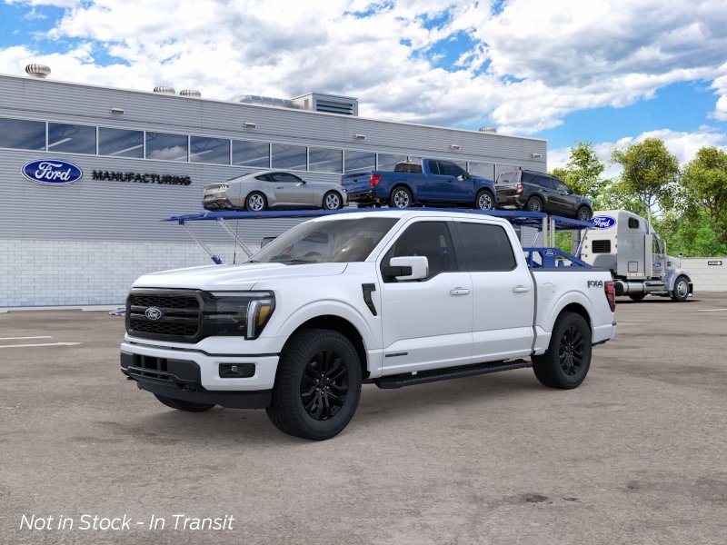 New 2026 Star White Metallic Tri-Coat Ford Lariat image 2