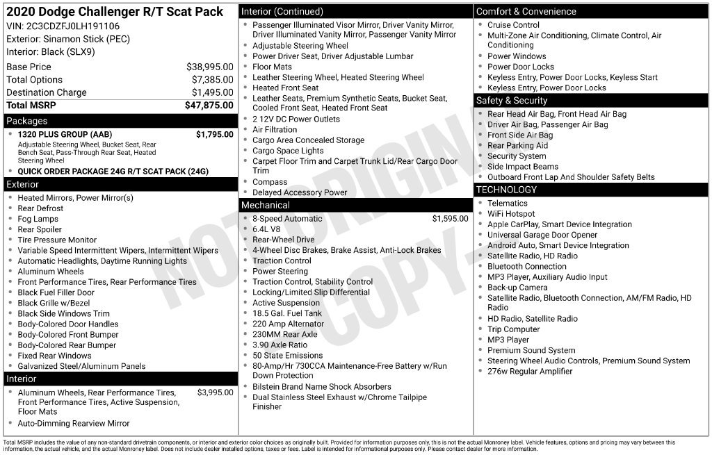 Used 2020  Dodge R/T Scat Pack image 34