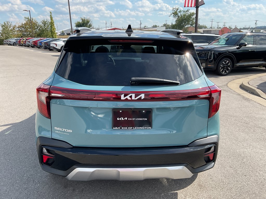 Used 2024 Pluton Blue/Black Roof Kia S image 10