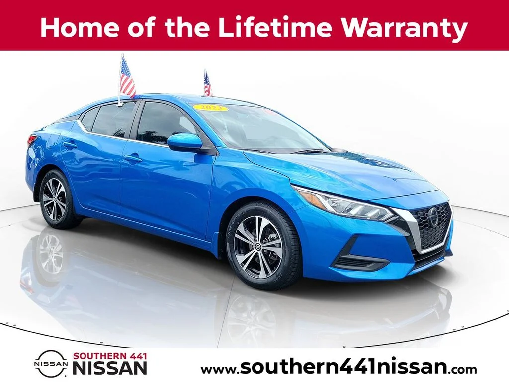 Certified Used 2023 Blue Nissan SV image 1