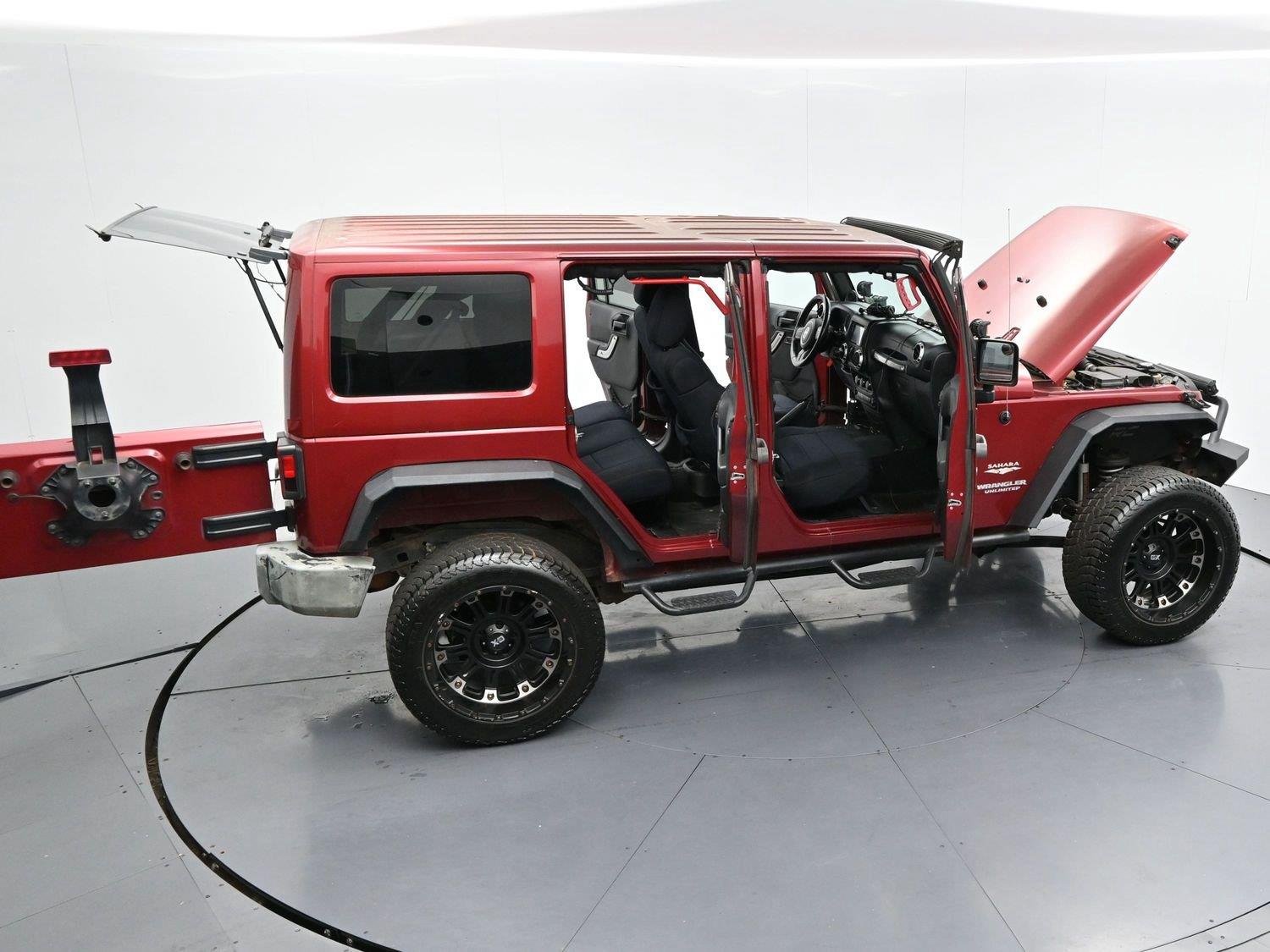 Used 2011 Deep Cherry Red Crystal Pearlcoat Jeep Sahara image 40