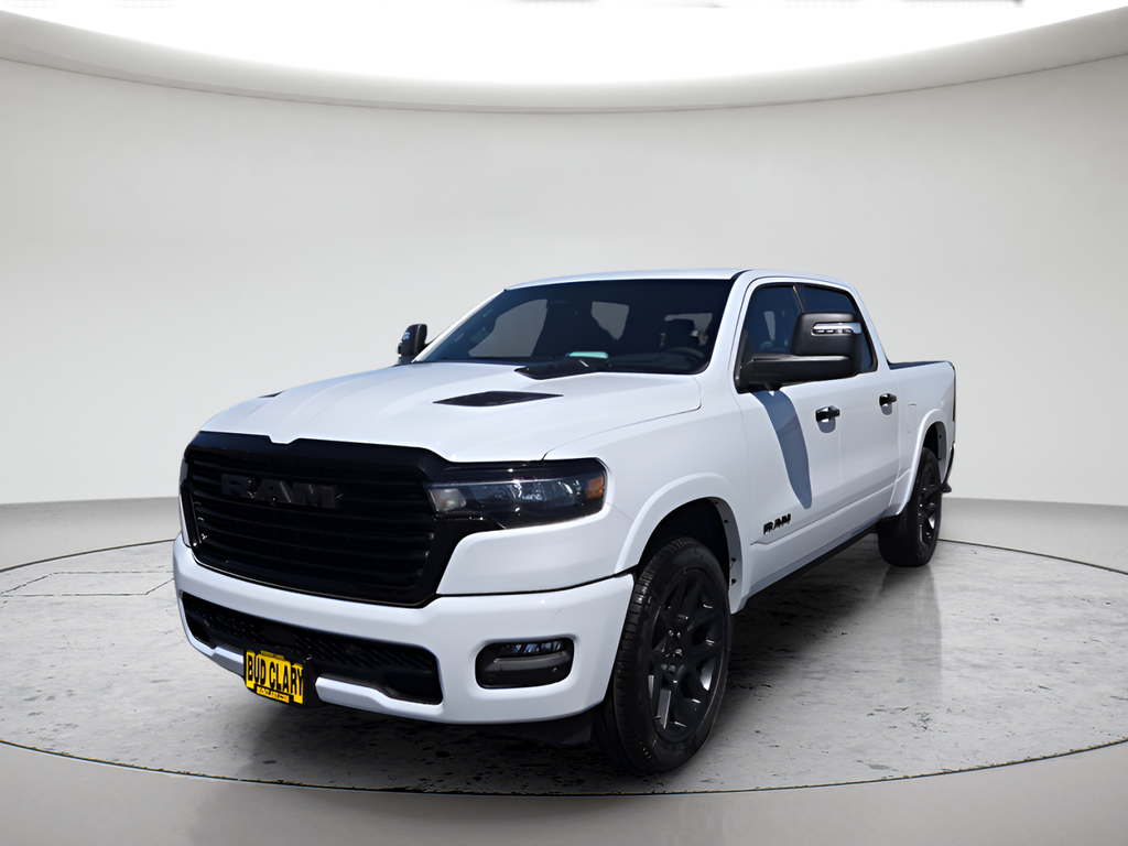 New 2026 Bright White Clear-Coat Exterior Paint RAM Laramie image 7