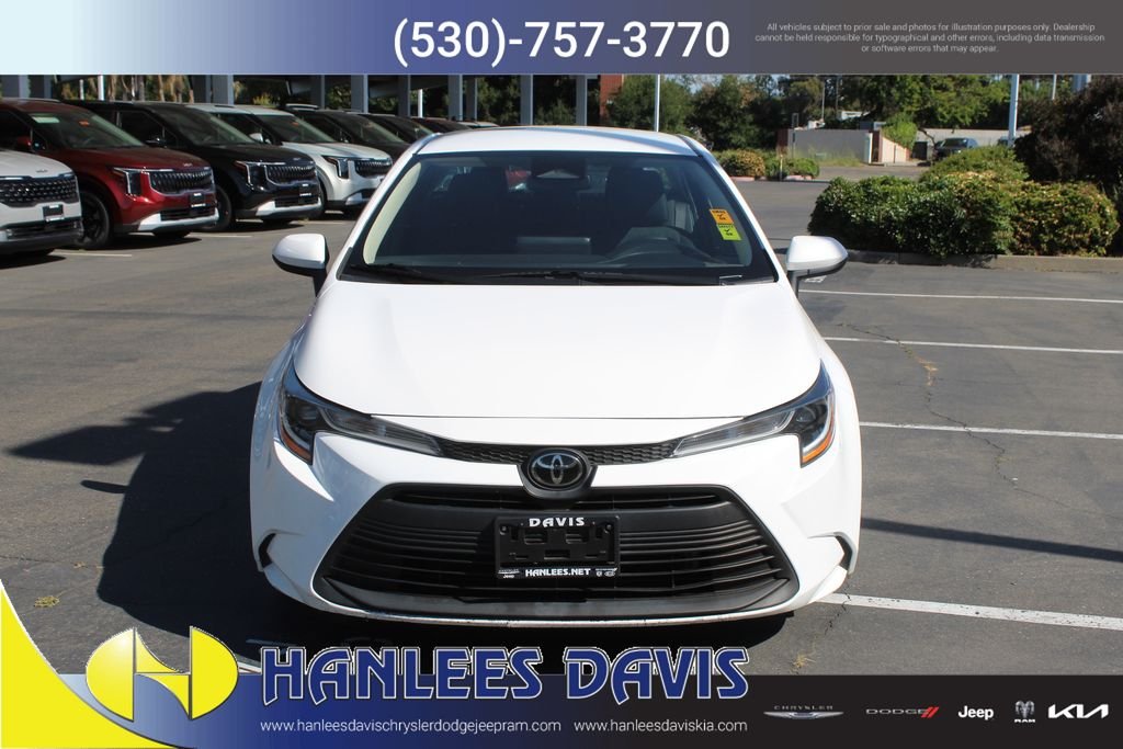 Used 2023 White Toyota LE image 4