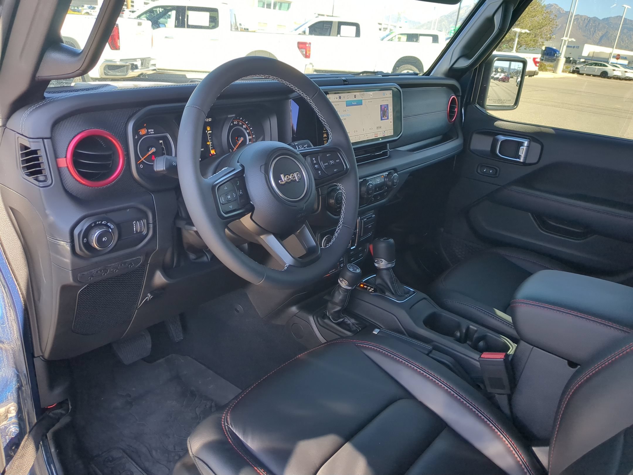 Used 2025 Fathom Blue Pearlcoat Jeep Rubicon image 14