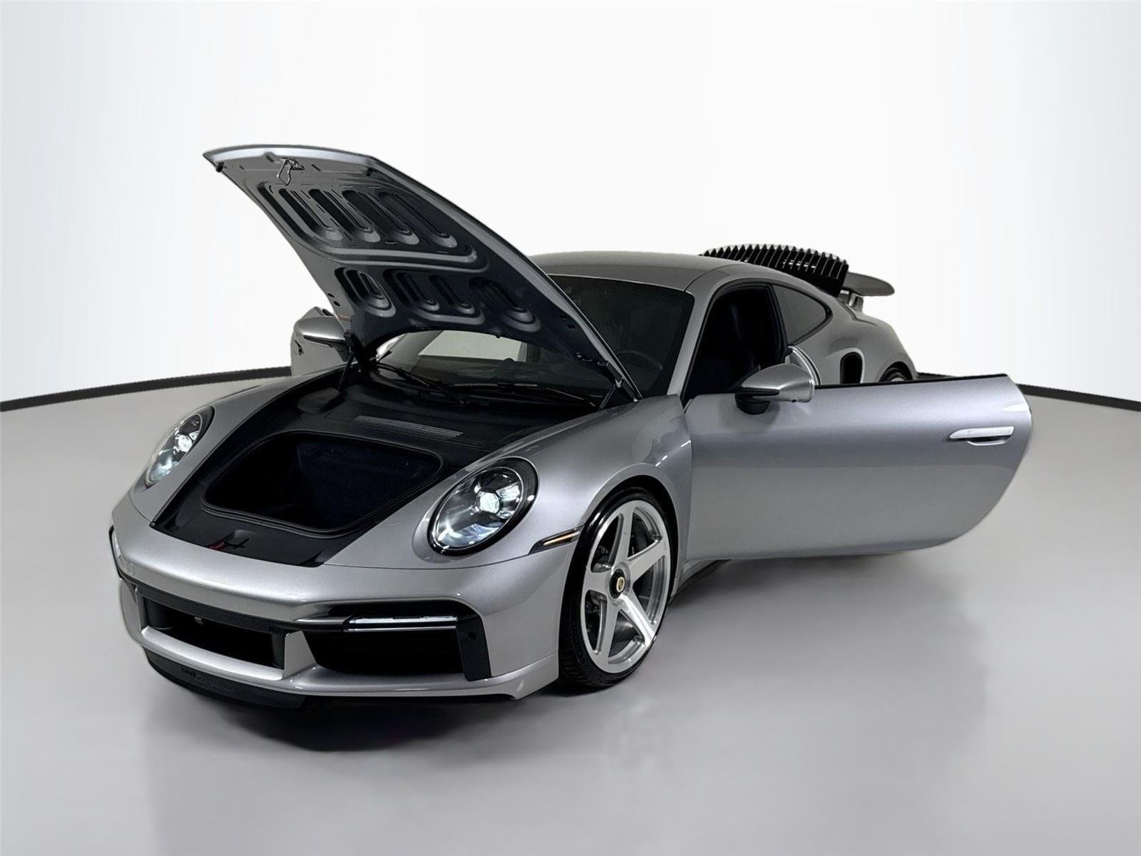 Used 2024 GT Silver Metallic Porsche Turbo S | AG Luxury Wheels |PCCB | Front Lift | Sport Seats image 44